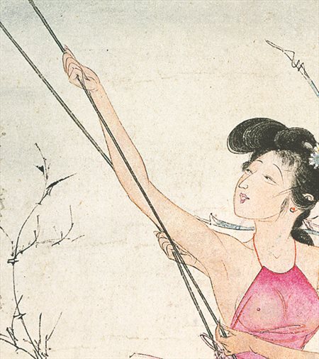 敖汉旗-胡也佛的仕女画和最知名的金瓶梅秘戏图